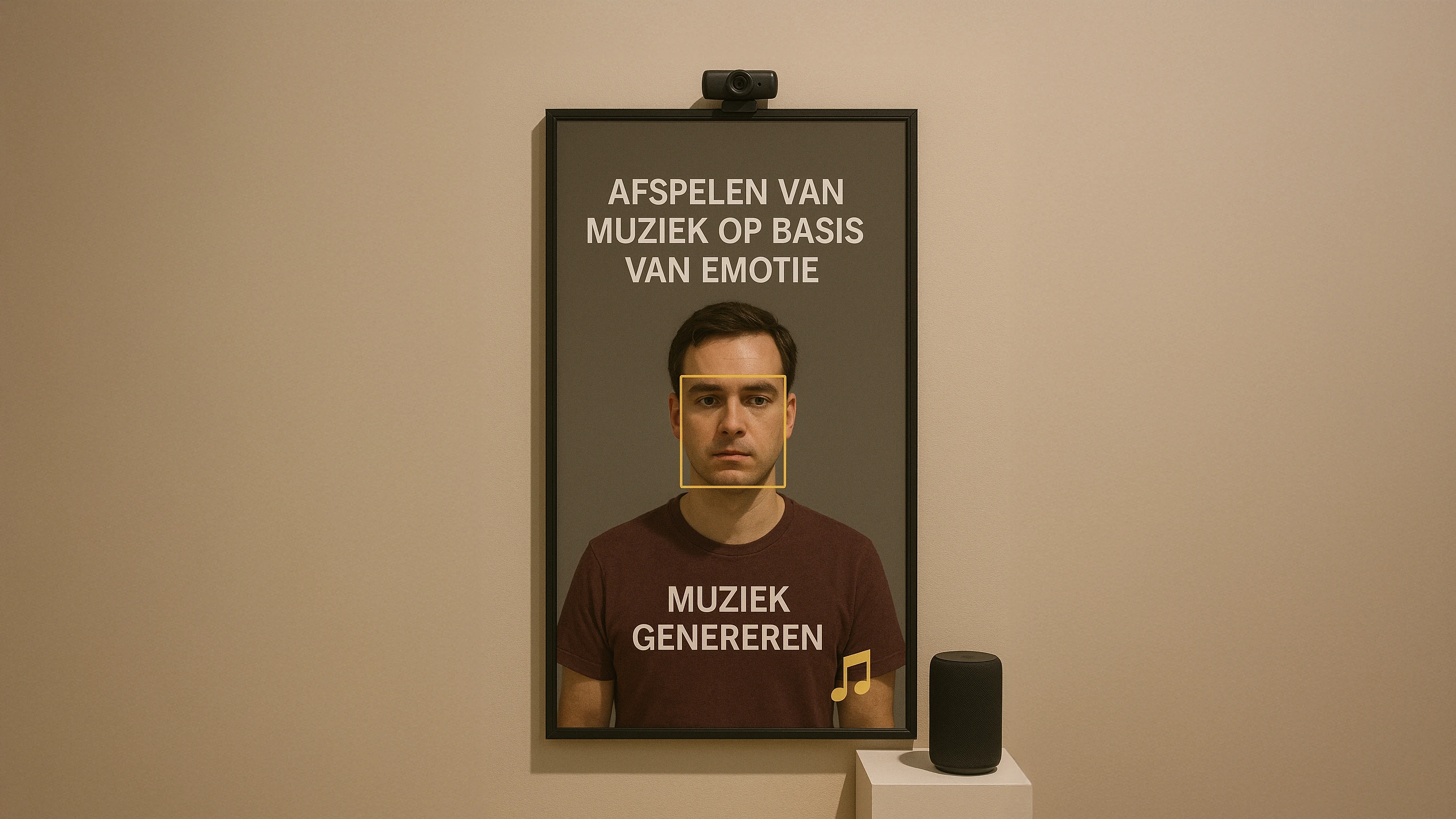 Muzikale Spiegel smart mirror